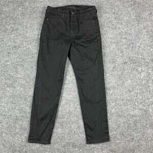 Uniqlo Jeans Womens Size 27 Black Skinny Lyocell Blend Stretch Denim Pants